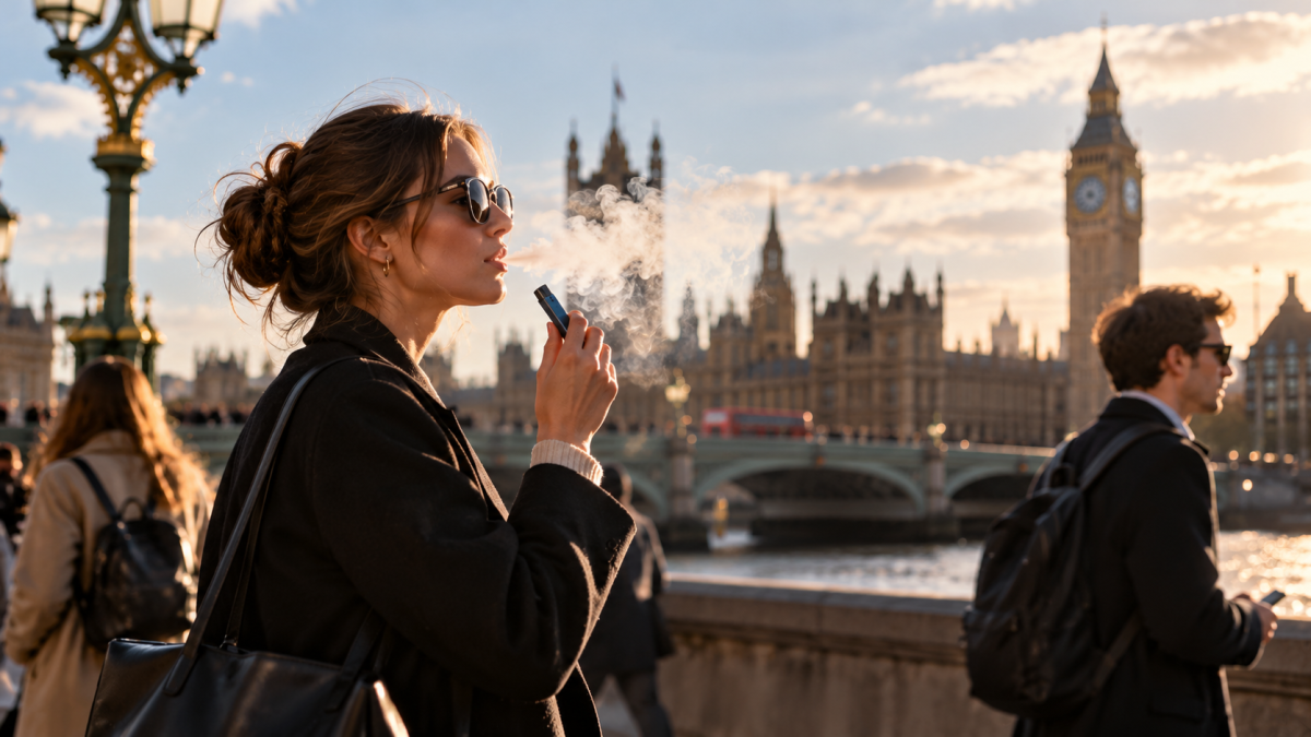 UK ONS Data: Vaping Rate Among Women Aged 25–34 Reaches 18.3%, Compared With 14.4% for Men