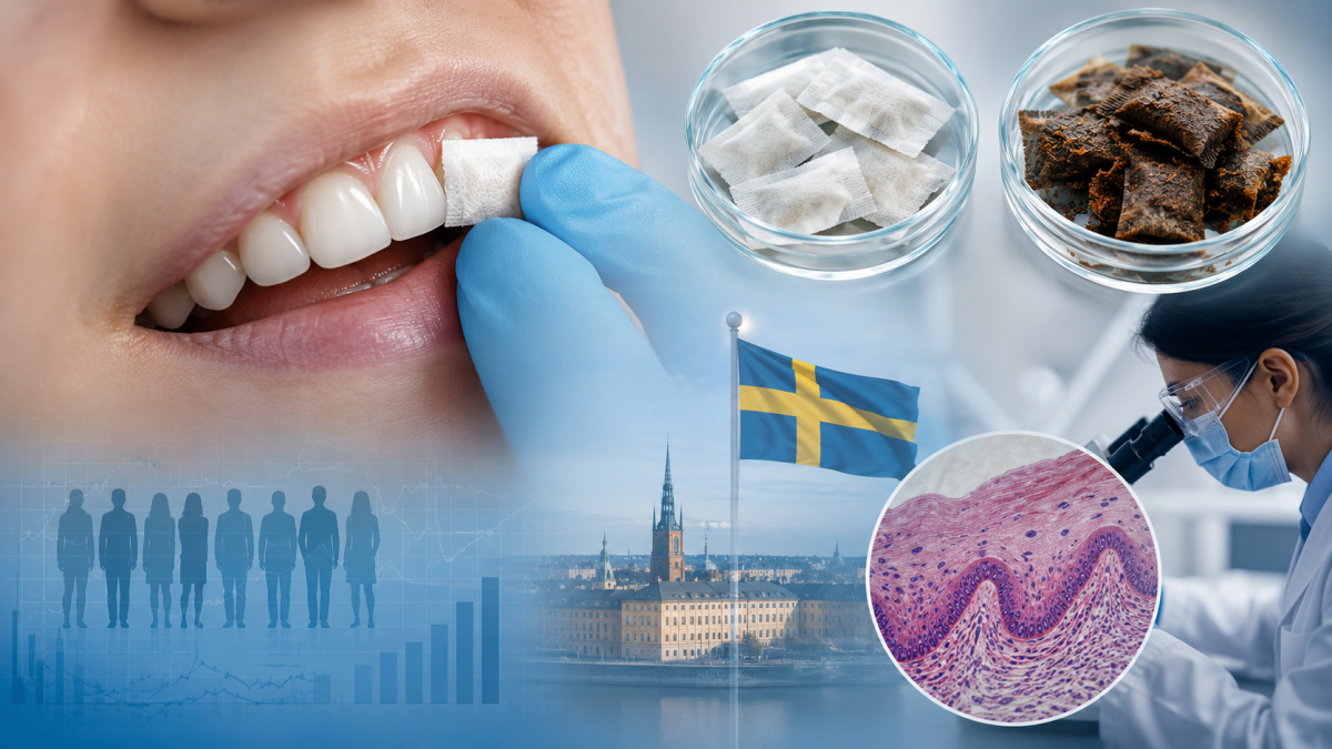 Research | Swedish Study Finds Oral Lesions in 79% of Examined Nicotine Pouch Users, With Distinct Tissue Responses