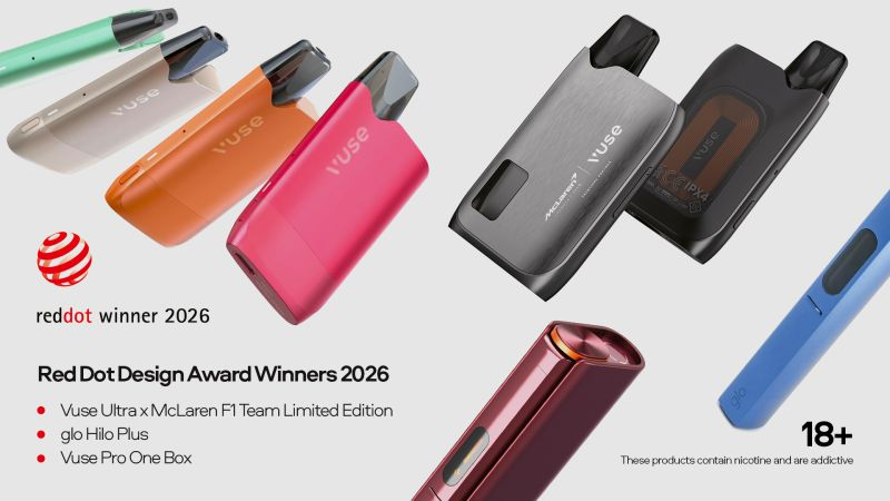 Tobacco Companies Are Redesigning Nicotine Products. BAT Wins Three Red Dot Awards