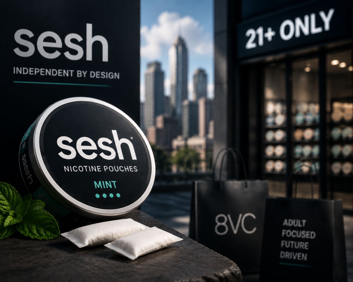Sesh touts independence, 8VC backing and retail reach as it challenges tobacco-owned pouch brands