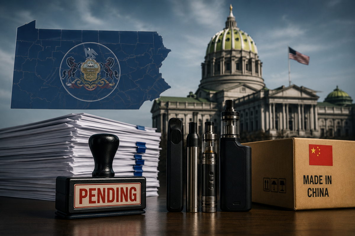 Pennsylvania Updates ENDS Certification List as Chinese-Linked Manufacturers Enter State Review