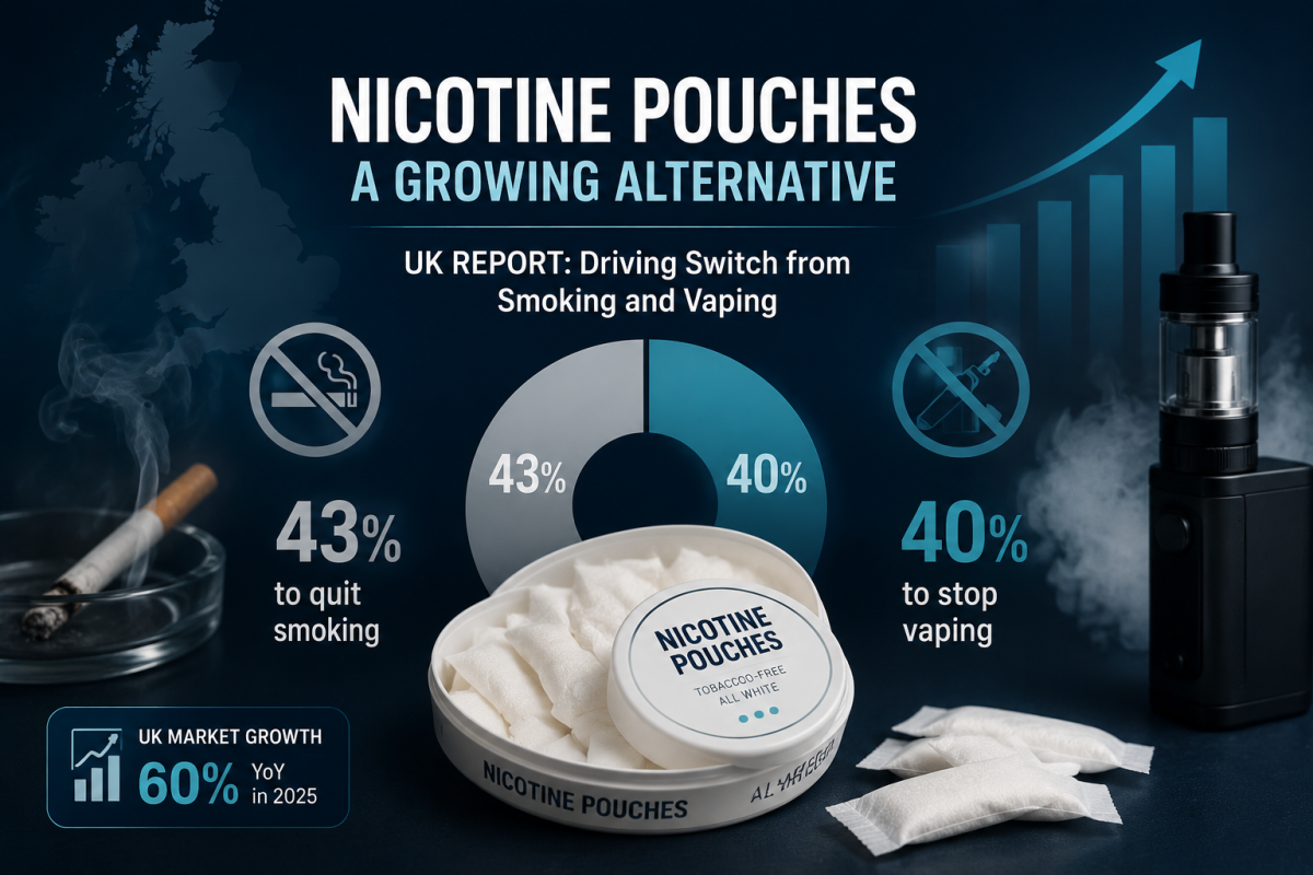 Haypp Report Shows Nicotine Pouches Gaining Ground as a Vape Alternative in the UK