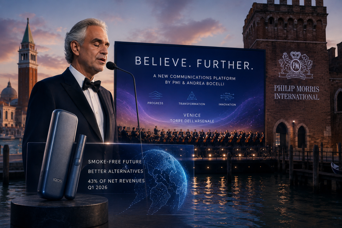 PMI Partners With Italian Tenor Andrea Bocelli to Launch “Believe. Further” Platform