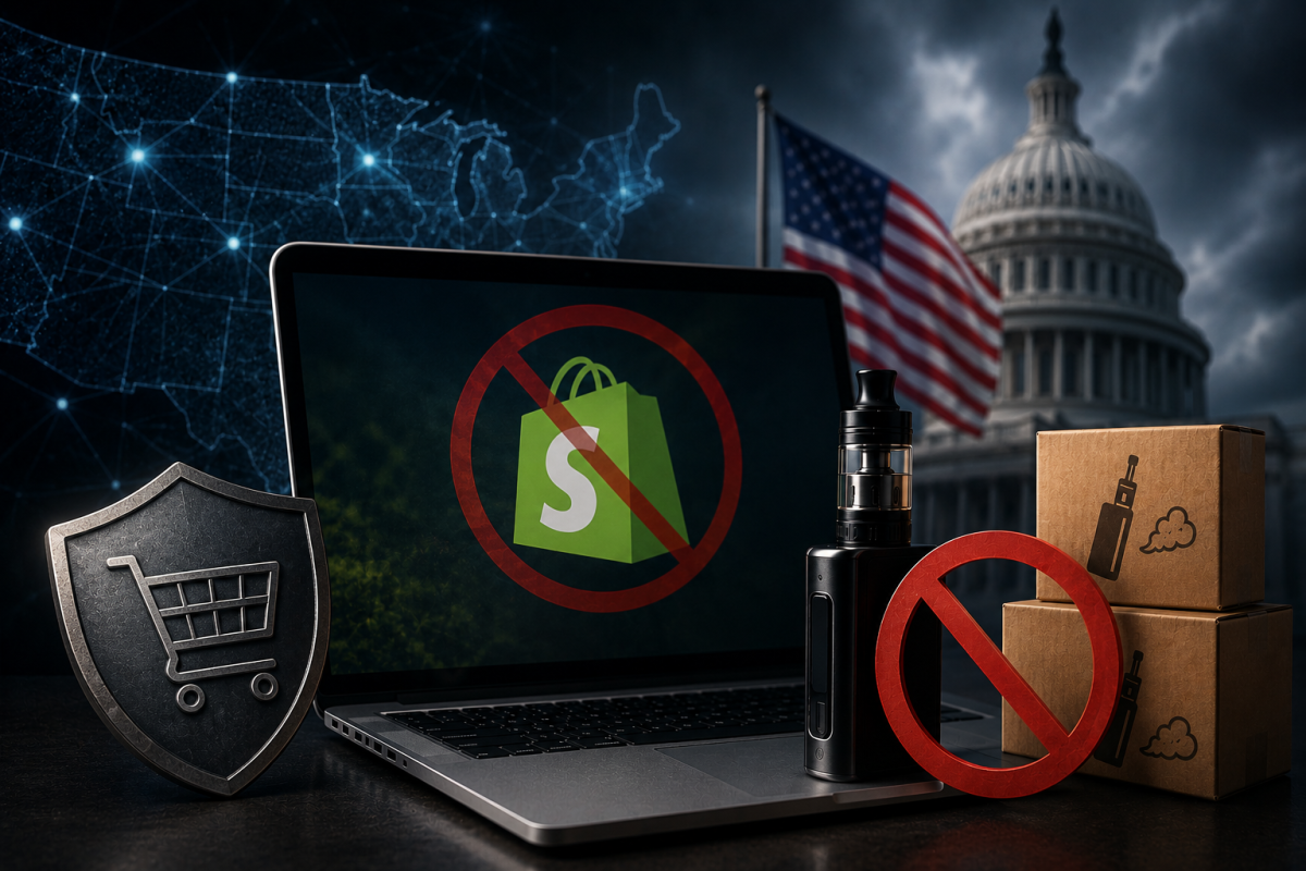 Reuters: Shopify May Ban All Vape Sales This Week Amid Illegal Market Crackdown