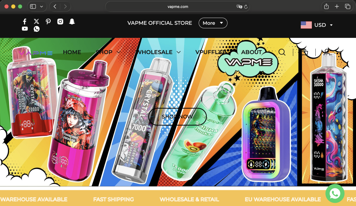 Canada Vape Enforcement Action Puts VAPME Website, Trademark and China Supply-Chain Links in Focus