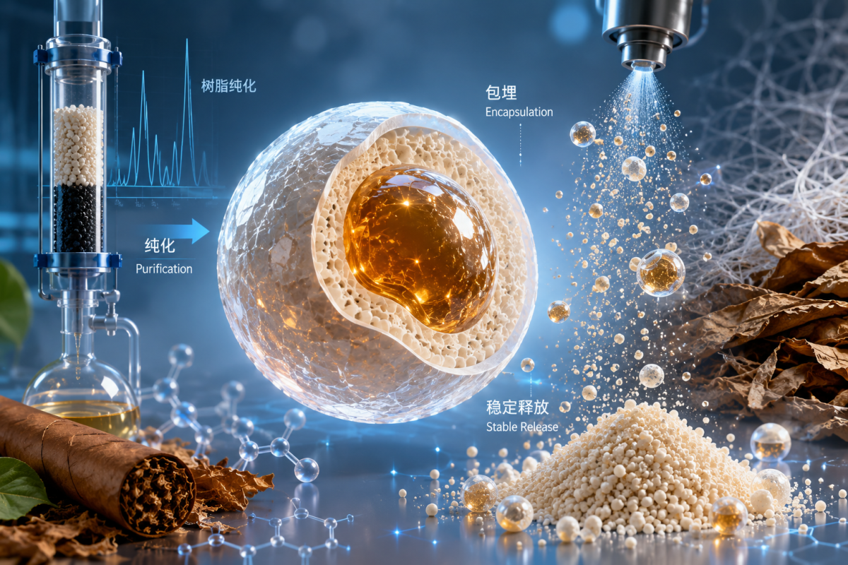 China Tobacco Yunnan Patent Describes Cigar Flavor Granules With Encapsulation Rate Above 77%