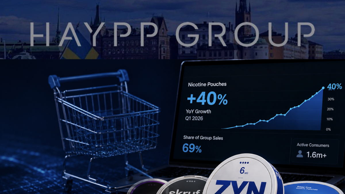 Special Report｜Haypp’s Nicotine Pouch Volumes Rise 40%: Who Controls the Digital Shelf for Modern Oral?