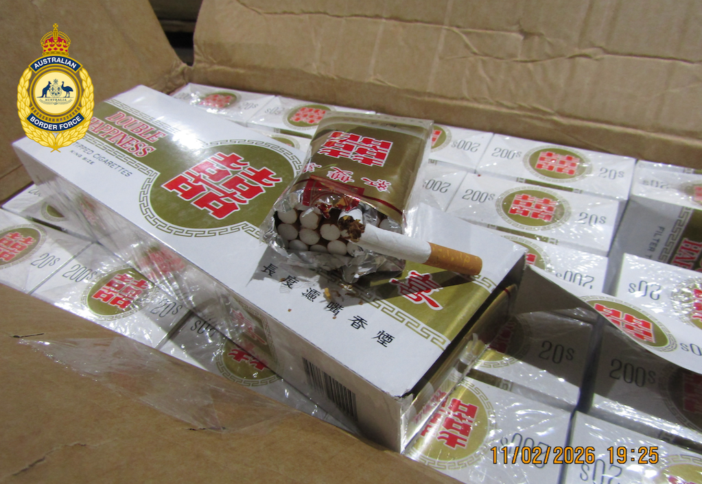 Australia-China Operation Dismantles Tobacco Smuggling Network: 112 Containers, 60 Arrests and A$92 Million in Illicit Tobacco