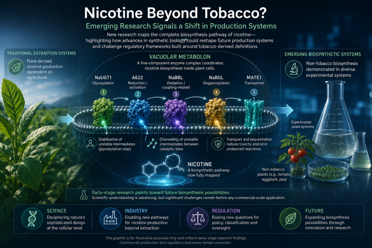 Nicotine Beyond Tobacco? Cell Study Signals Emerging Shift in Production Systems