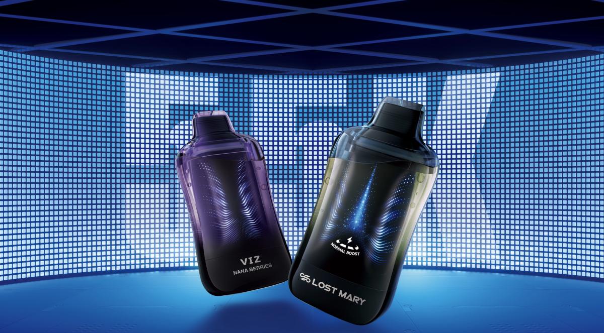 LOST MARY Launches VIZ With Transparent Wraparound Pod and LED Display