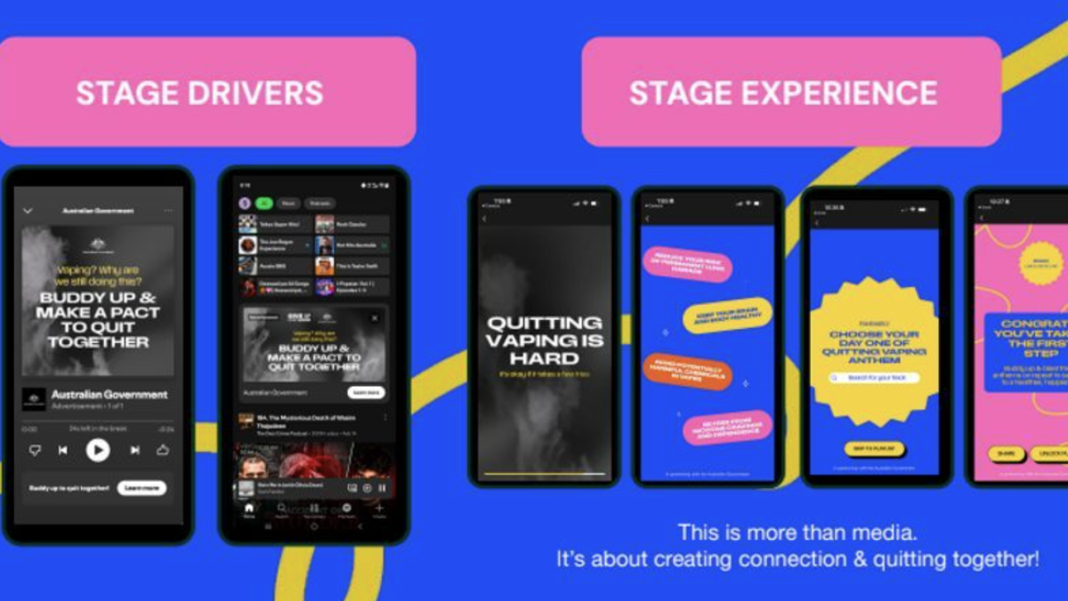 Australian Government and Spotify Launch Third Phase of Youth Vaping Education Campaign