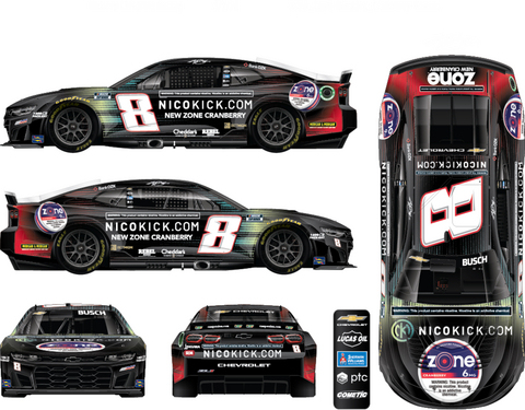 Nicokick and zone Extend NASCAR Collaboration for April 19 Kansas City Race
