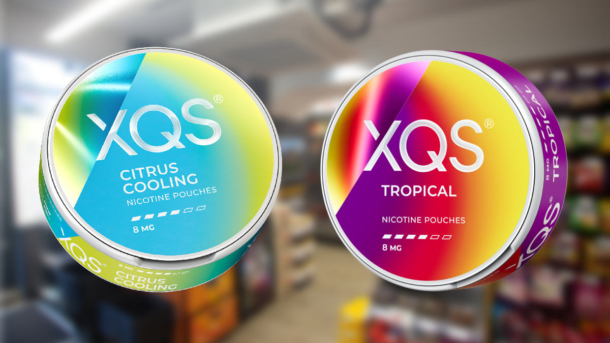 STG UK refreshes XQS nicotine pouch packaging: new flavour indicators, hitting retail from March