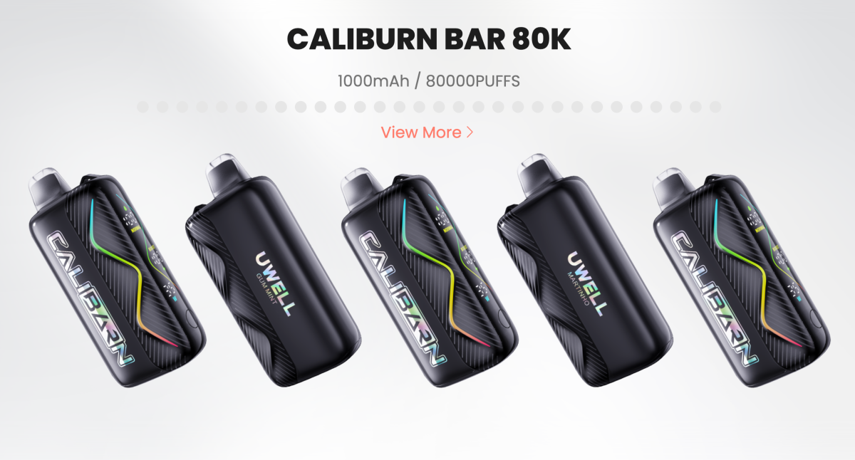 Product | UWELL Launches CALIBURN BAR 80K Disposable Vape, Rated for 80,000 Puffs with 6 Power Levels and 3 Airflow Settings