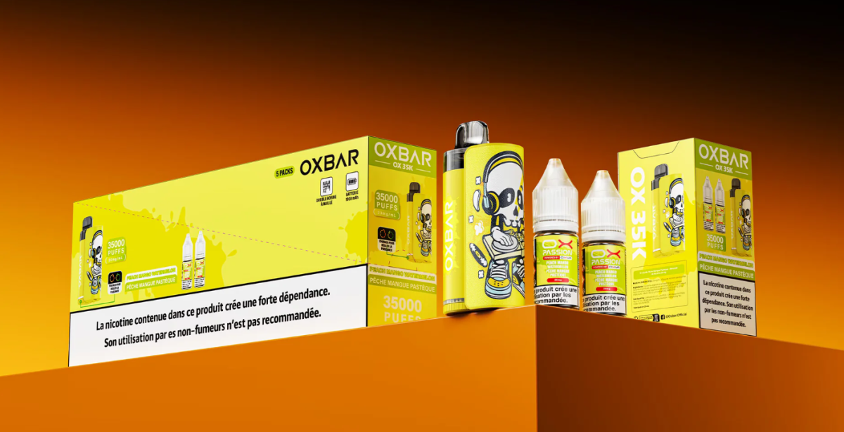 Product | 22ml Combined E-Liquid Supply, Rated for 35,000 Puffs: OXBAR Launches the OX35K Open-System Pod Device