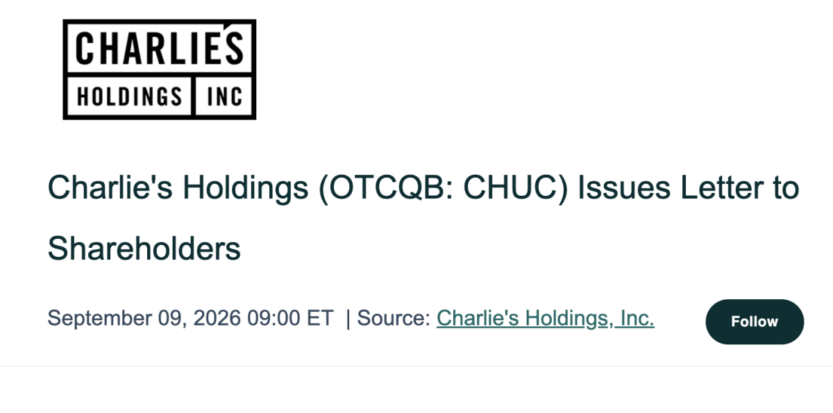 Charlie’s Bets on Age-Gating and 678 PMTA Assets as U.S. Vape Enforcement Landscape Shifts