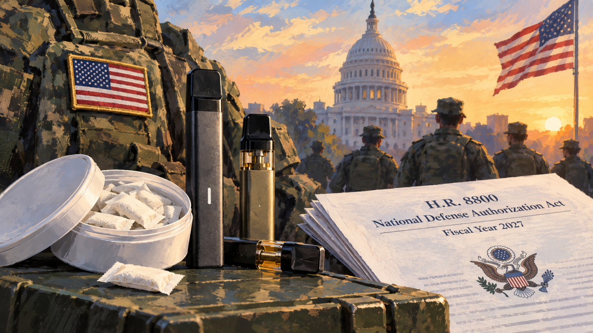 U.S. Military Could Test Nicotine Pouches and Vapes for Smoking Cessation as Washington Examiner Cites ZYN and Potential $4 Billion Reduction in Related Defense Costs